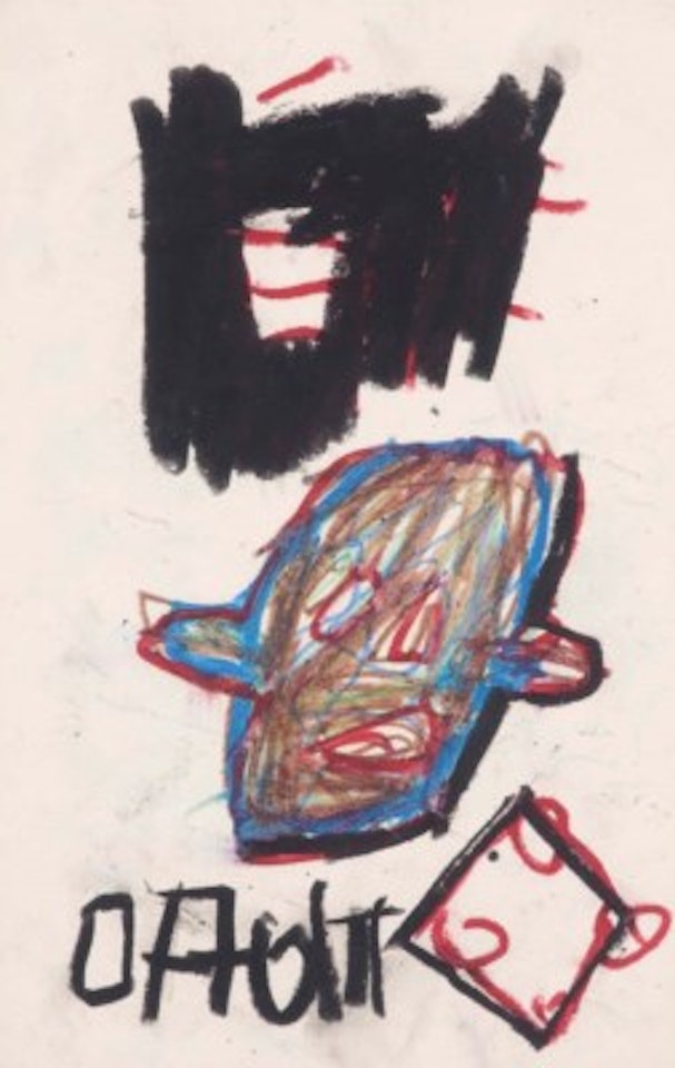 Untitled (from the series Famous Negro Athletes) by Jean-Michel Basquiat