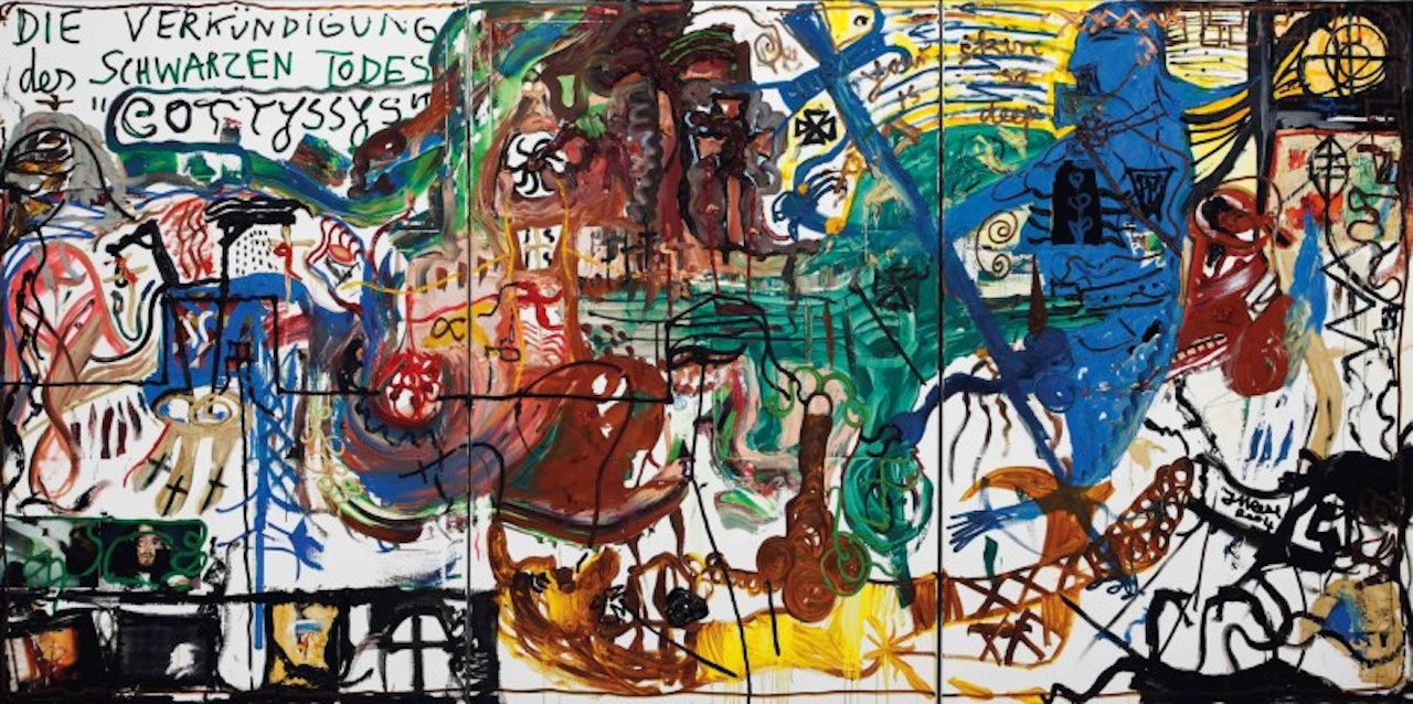 Dr. Tyrannosaurys Rex de Meeseher by Jonathan Meese