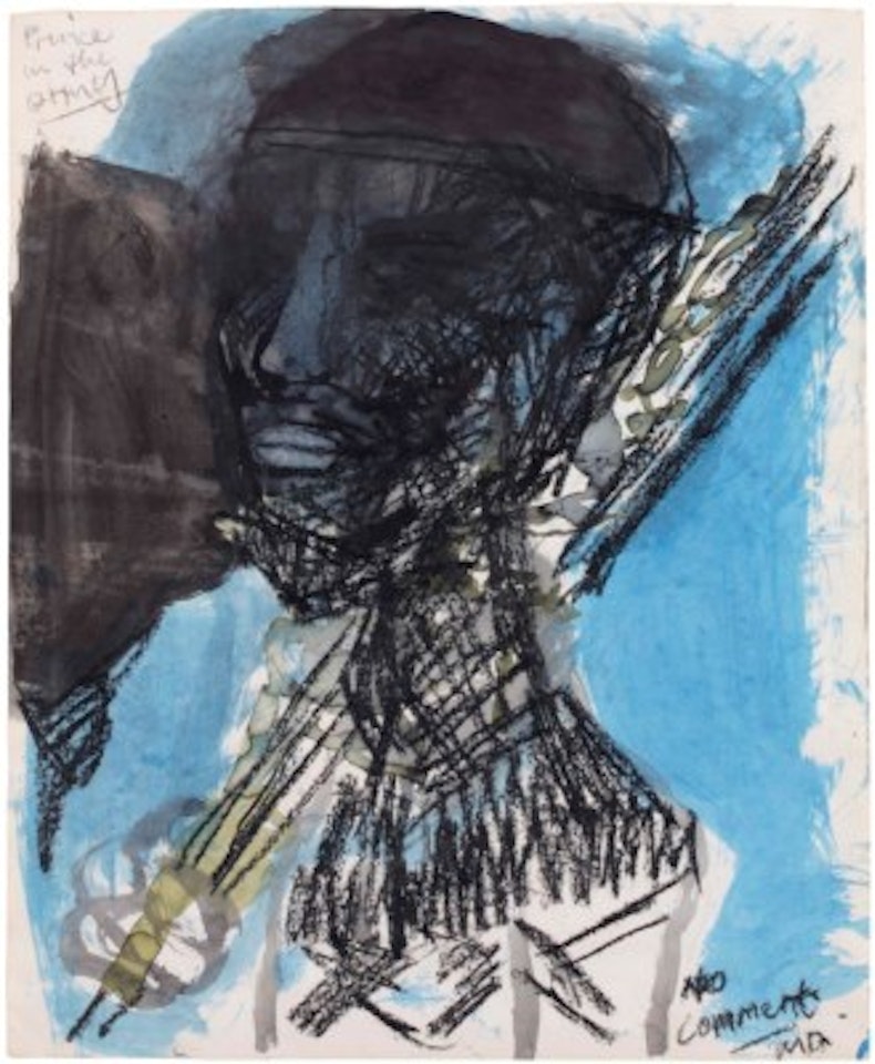 Prince in the Army, No Comment by Marlene Dumas