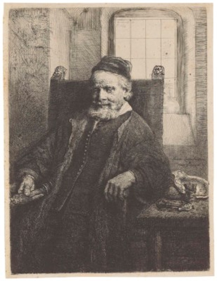 Jan Lutma, Goldsmith by Attributed to Rembrandt Harmensz van Rijn