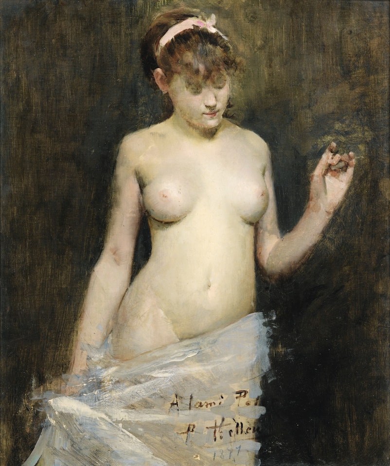 STANDING NUDE by Paul César Helleu