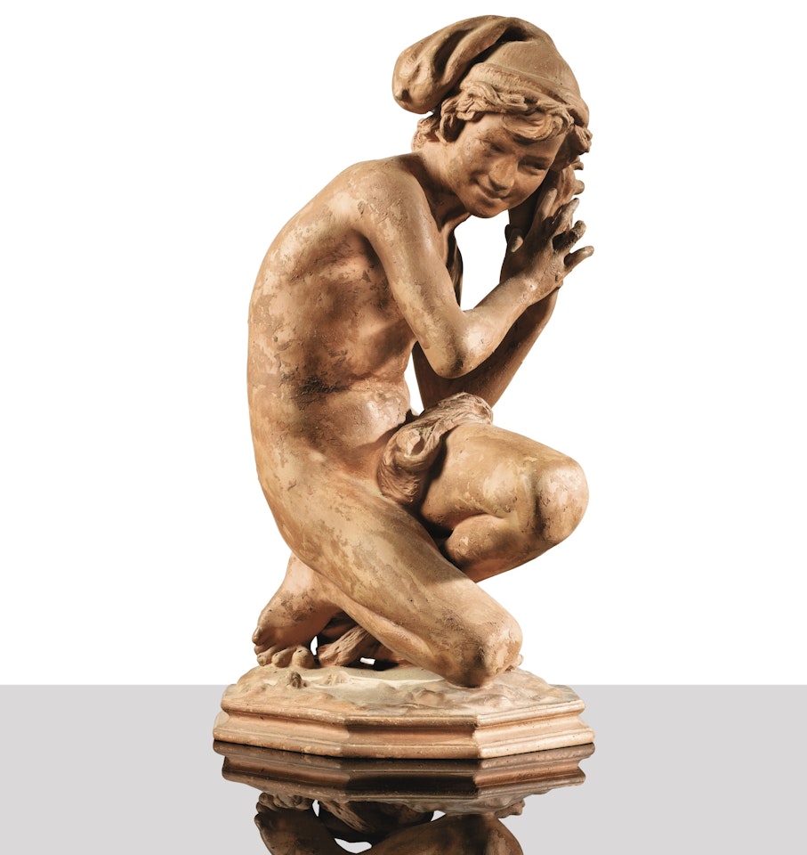 PÊCHEUR À LA COQUILLE, NO. 3 (NEAPOLITAN FISHERBOY, NO. 3) by Jean-Baptiste Carpeaux