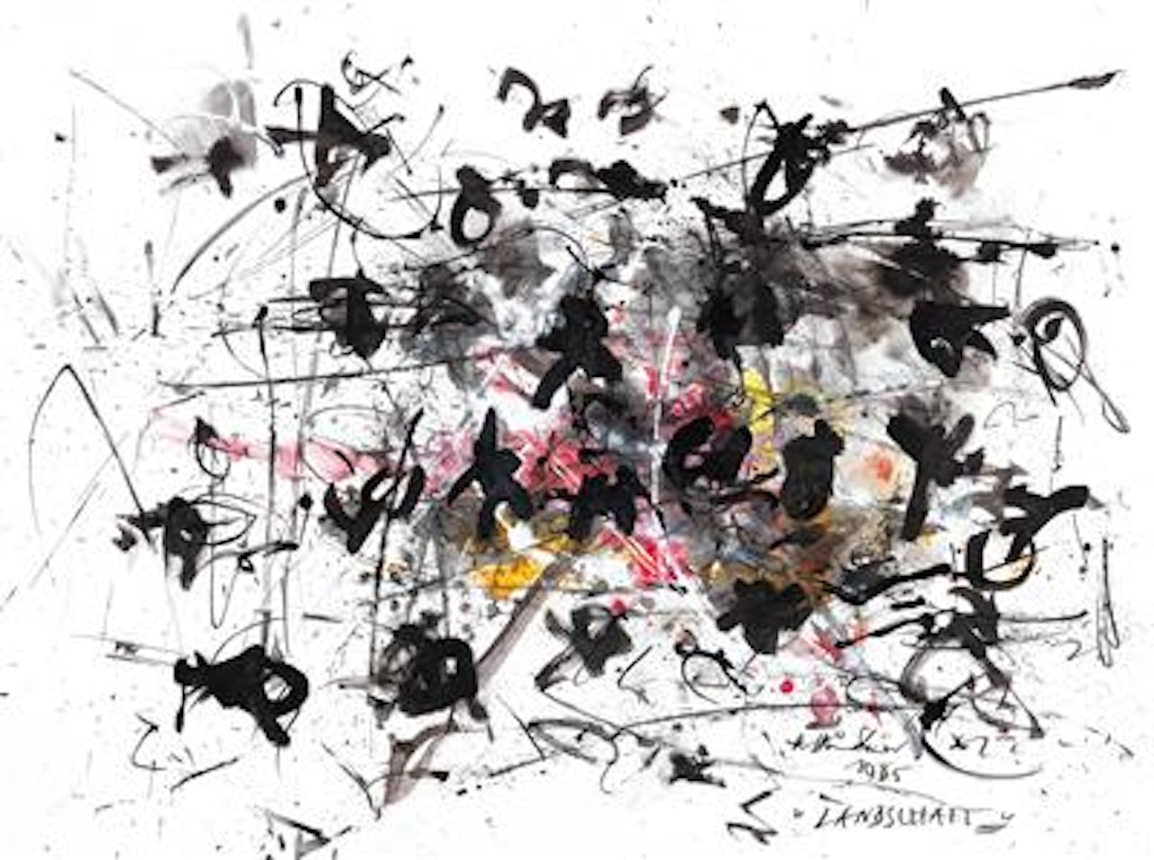 “Landschaft” [Landscape] by Hans Staudacher