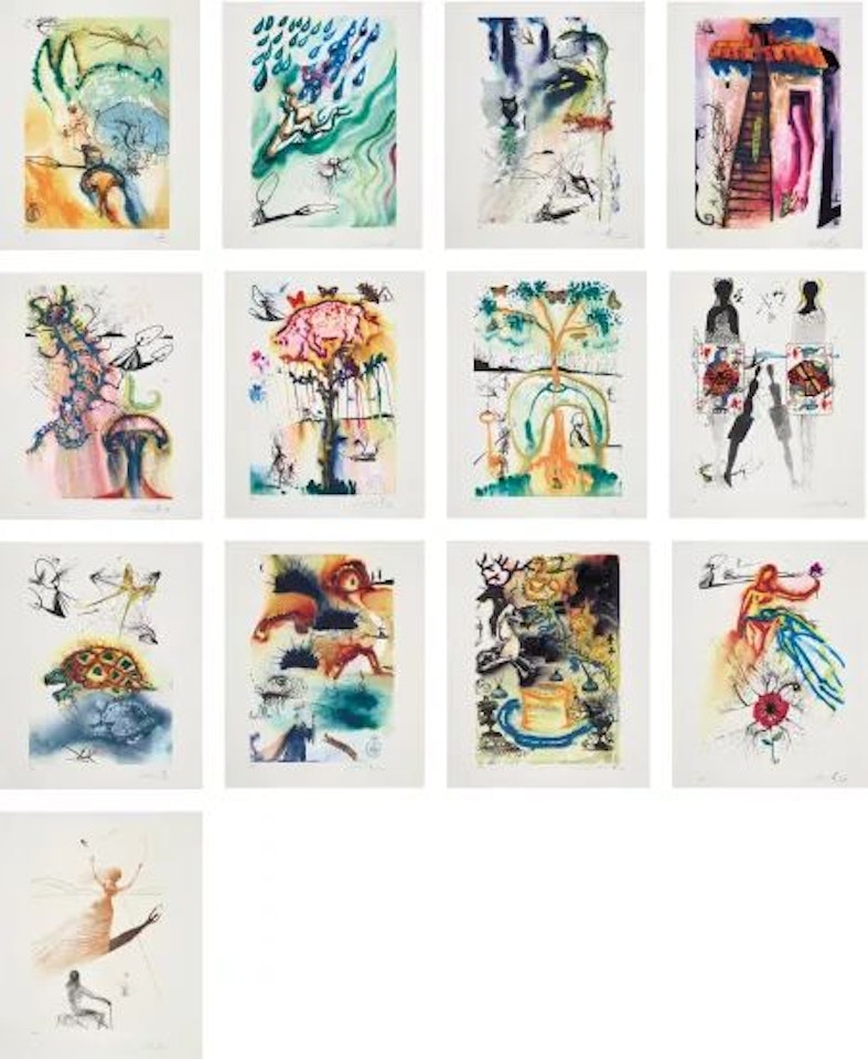 Alice in Wonderland by Salvador Dali