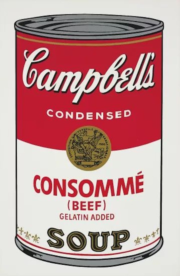 Consommé (Beef), from Campbell's Soup I by Andy Warhol