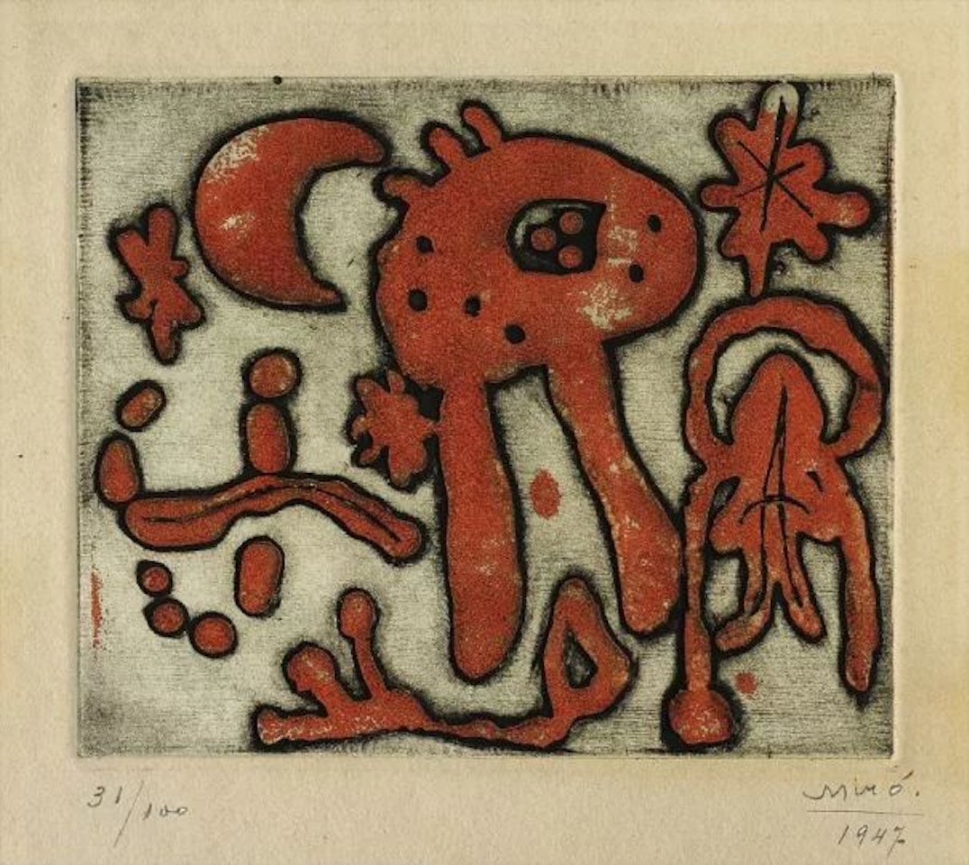 The Prints of Joan Miró: one plate by Joan Miró