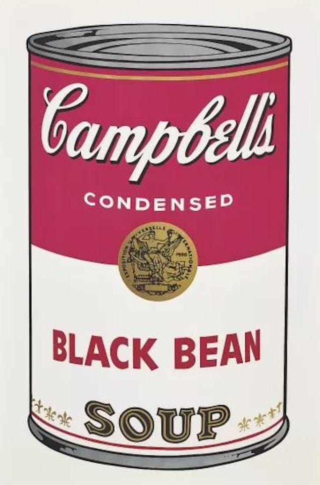 Black Bean, from Campbell's Soup I by Andy Warhol