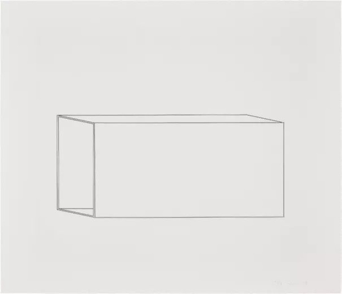 Untitled: one plate by Donald Judd