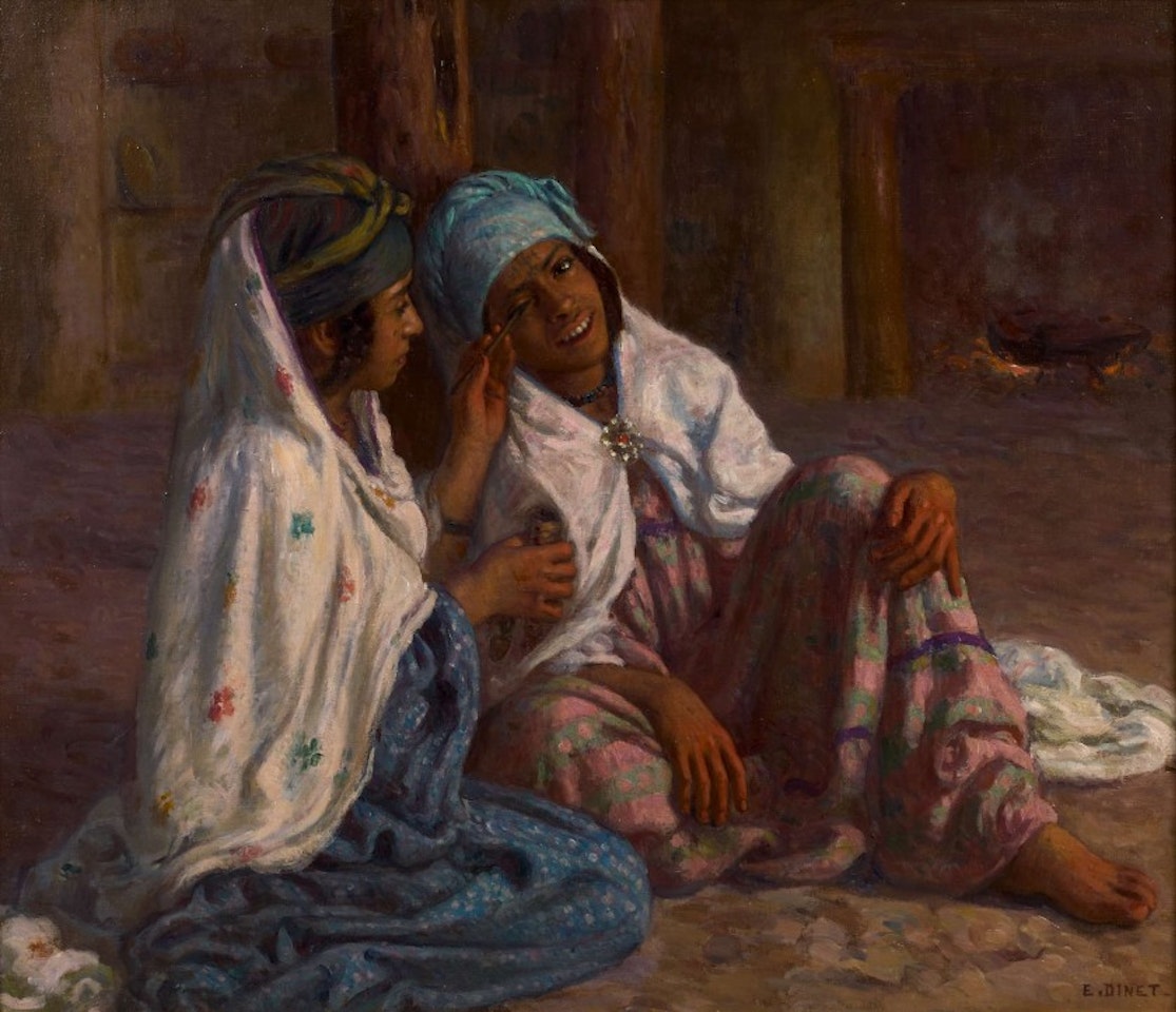 The Khôl by Etienne Alphonse Dinet