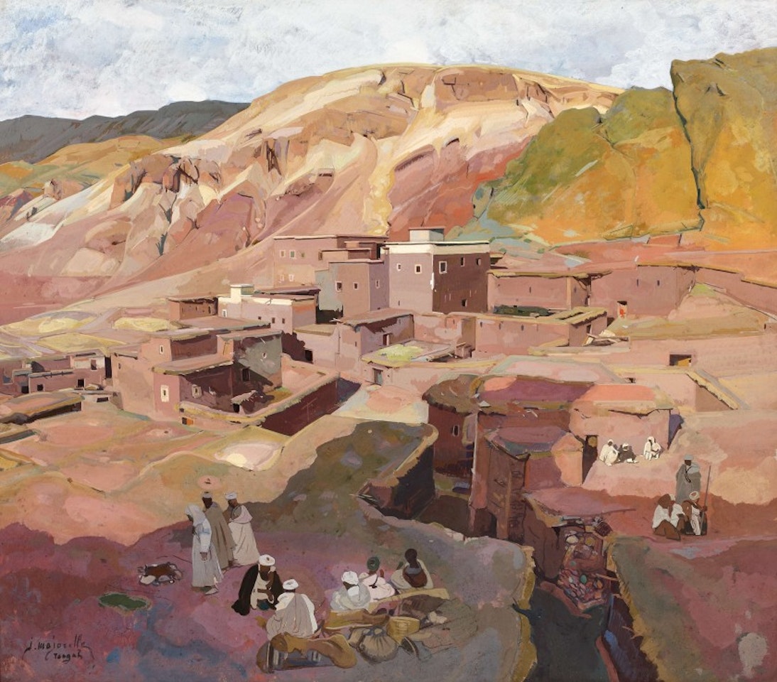 Kasbah of Tasgah, Telouet valley (Grand Atlas) by Jacques Majorelle