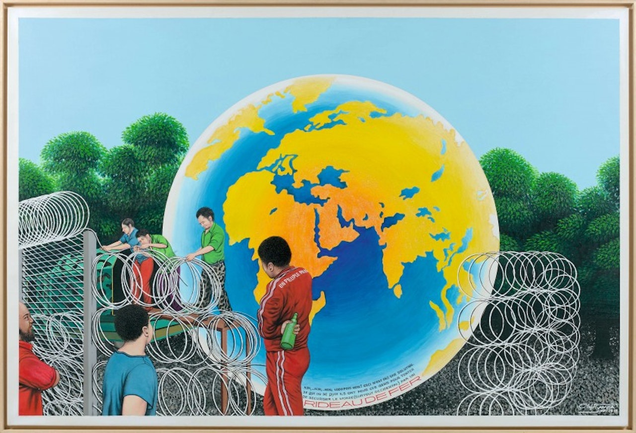 Iron Curtain by Chéri Samba