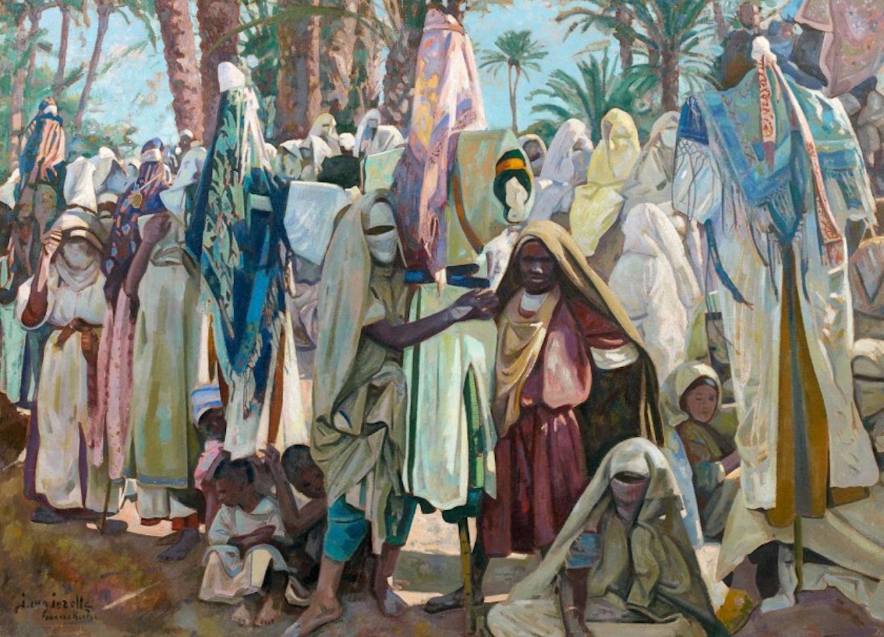 The Allamattes, Marrakech by Jacques Majorelle