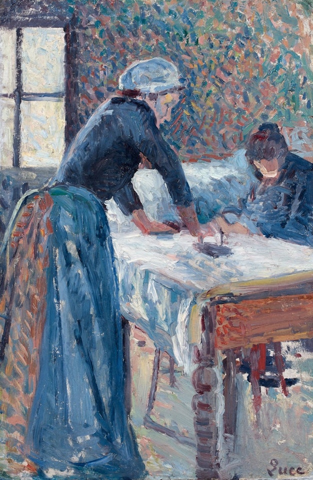 The ironer by Maximilien Luce