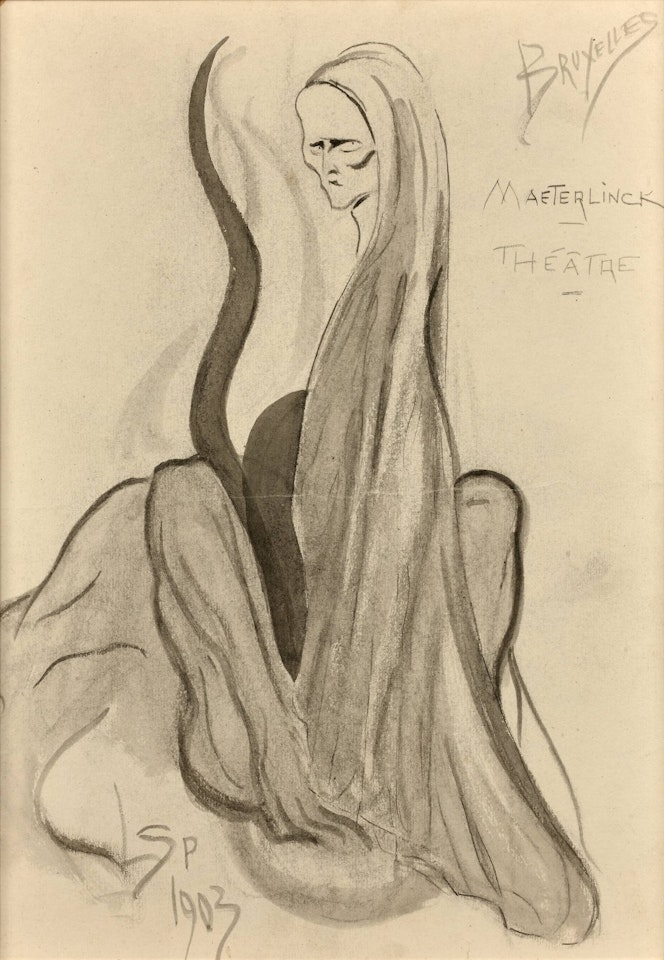 Maeterlinckx Theater, Brussels by Léon Spilliaert