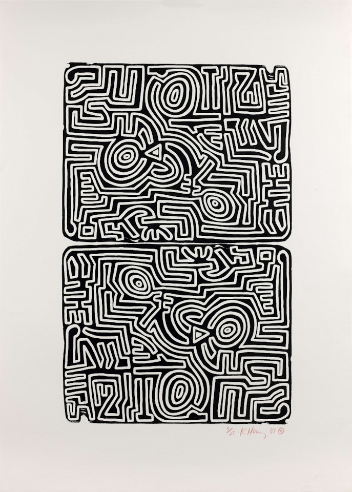 The labyrinth by Keith Haring