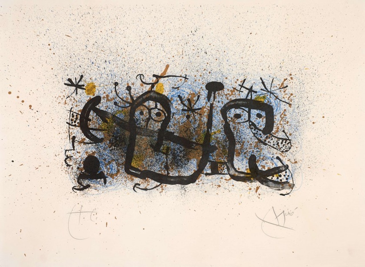Mas de proverbis by Joan Miró