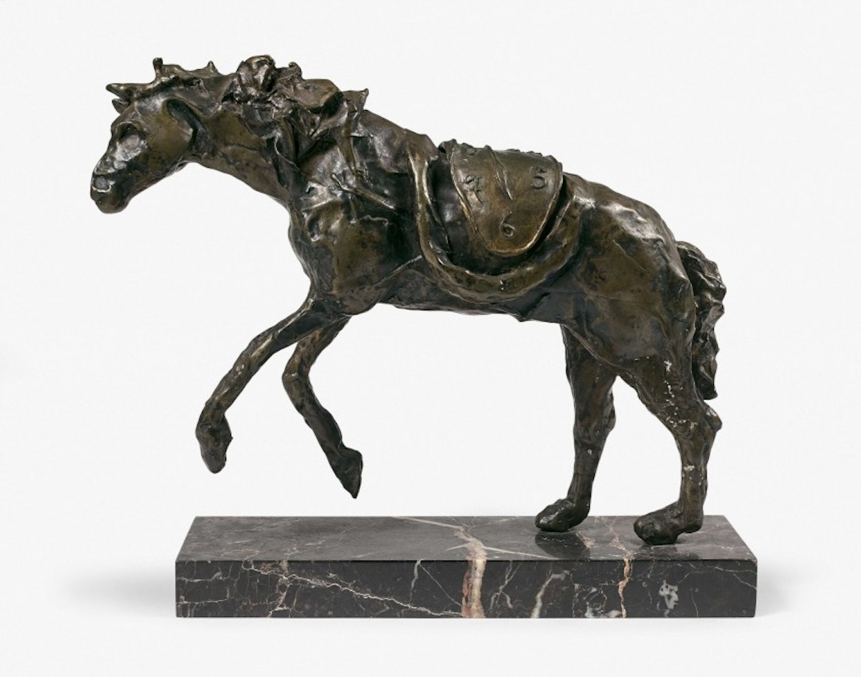 The horse in the soft watch by Salvador Dali