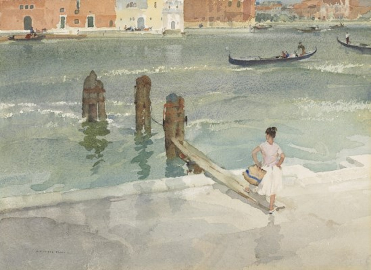 From a Window in Venice by William Russell Flint