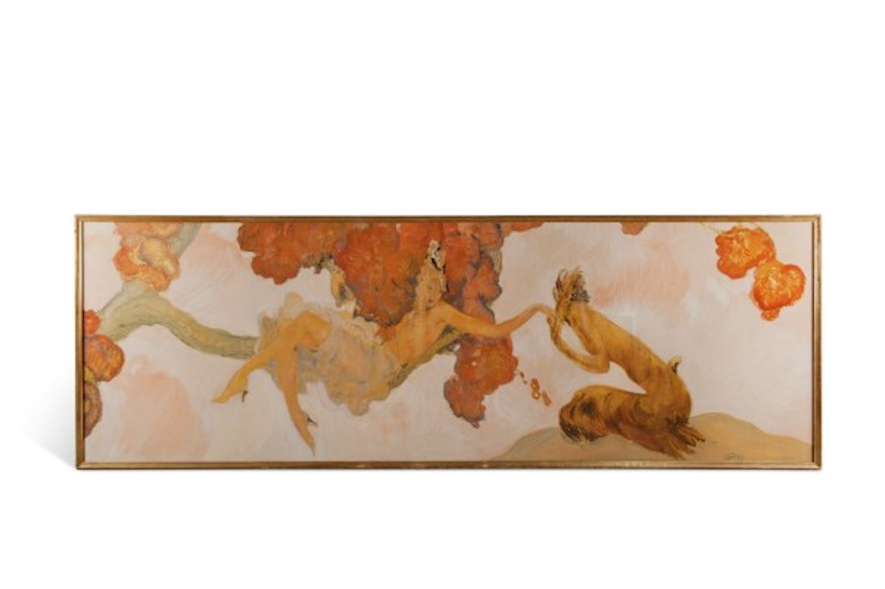 Satyr and Girl by Jean Gabriel Domergue