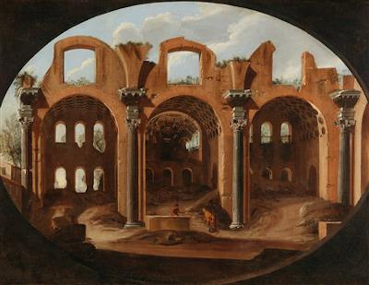 The Basilica of Maxentius by Viviano Codazzi