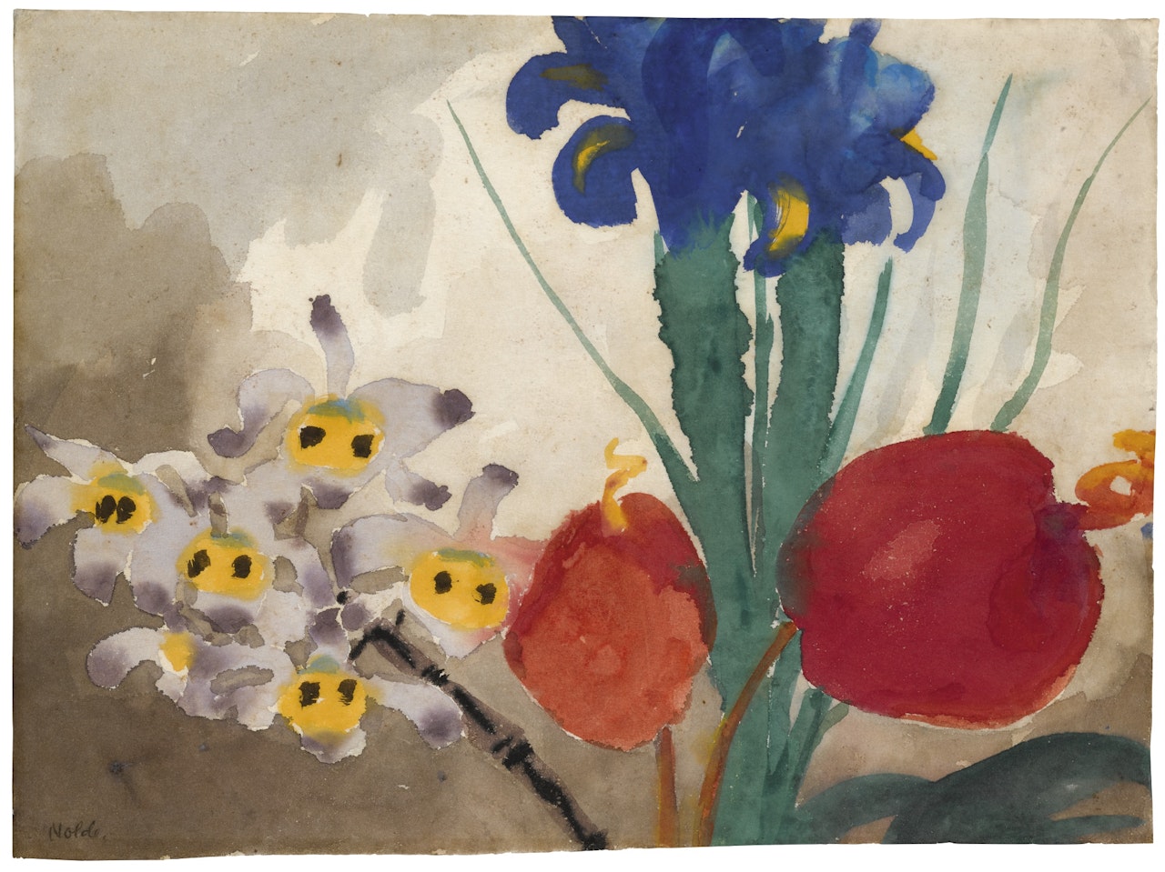 STILLEBEN MIT BLUMEN by Emil Nolde