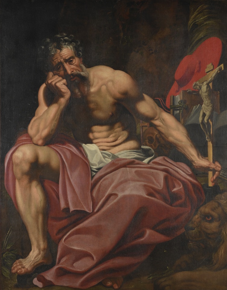 SAINT JEROME by Abraham Janssens