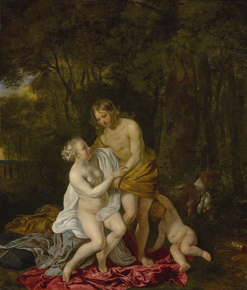 VENUS AND ADONIS by Jacob van Loo