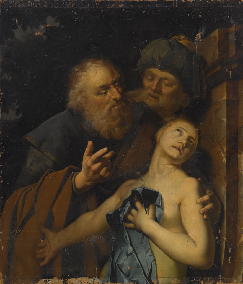 SUSANNA AND THE ELDERS by Dutch School