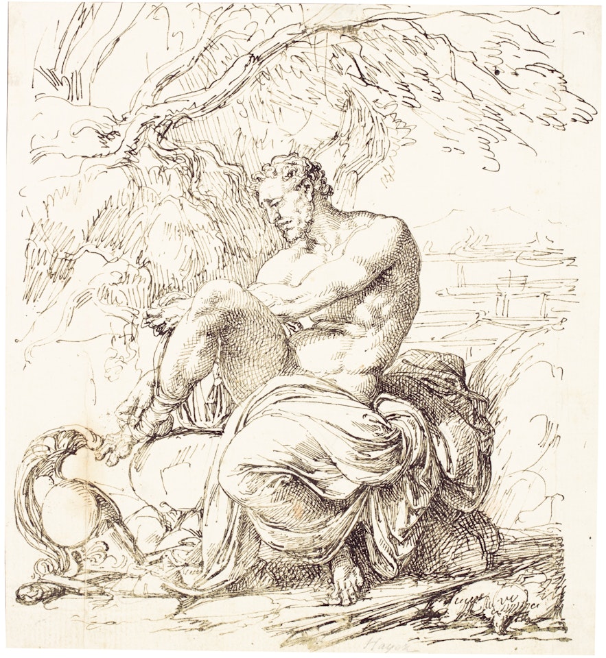  FILOTTETE FERITO ' by Francesco Hayez