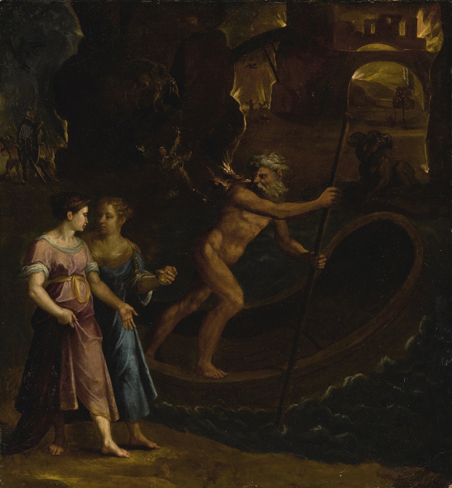PSYCHE ENTERING THE UNDERWORLD by BOLOGNESE SCHOOL