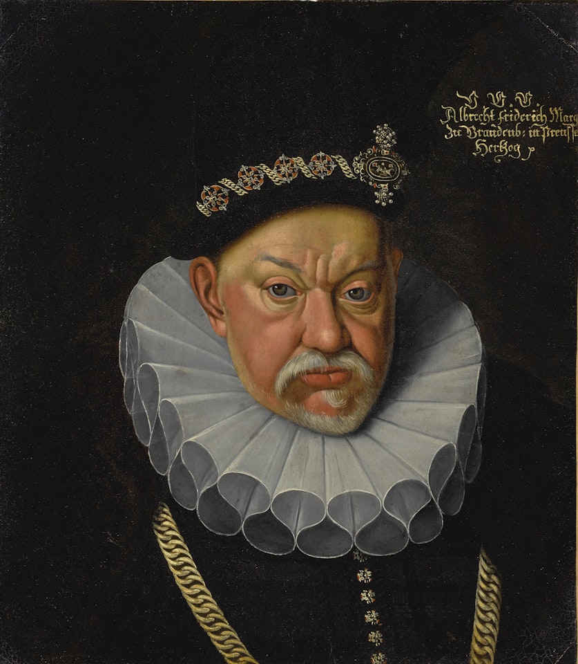 PORTRAIT OF ALBRECHT FRIEDRICH, DUKE OF PRUSSIA (1553-1618), BUST LENGTH by German School