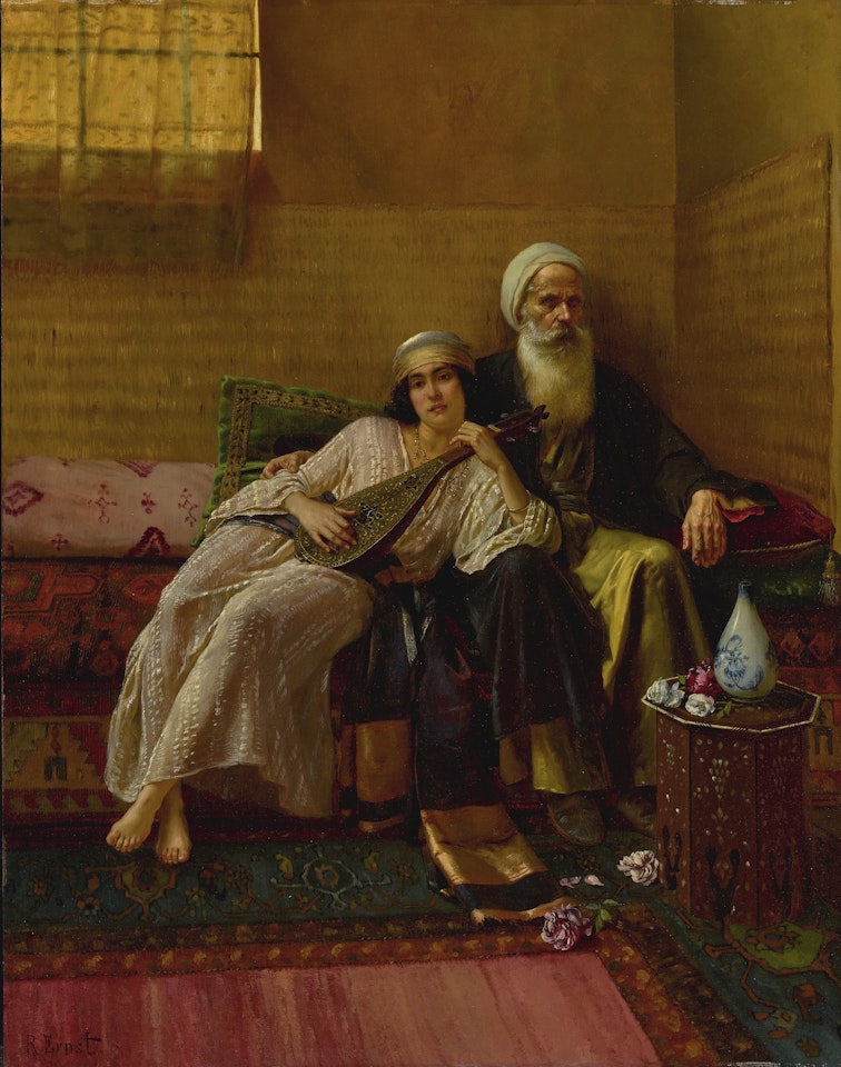 THE MUSICIAN  by Rudolf Ernst