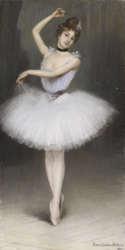 A BALLERINA by Pierre Carrier-Belleuse