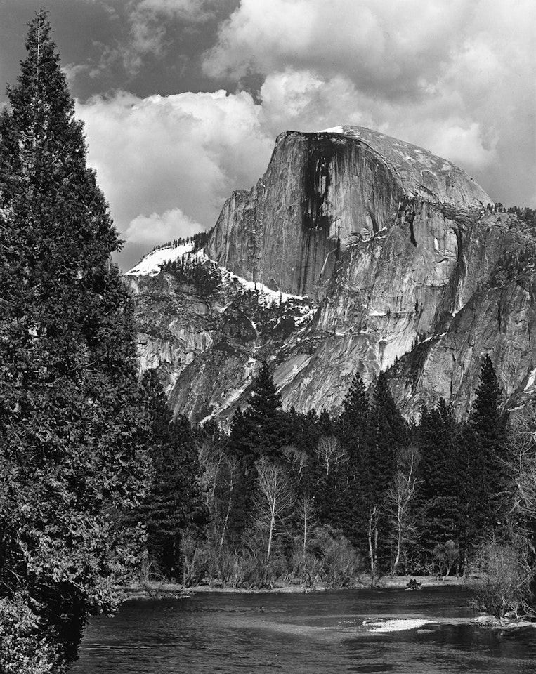 Half Dome, Yosemite * El Capitan, Yosemite by Ansel Adams