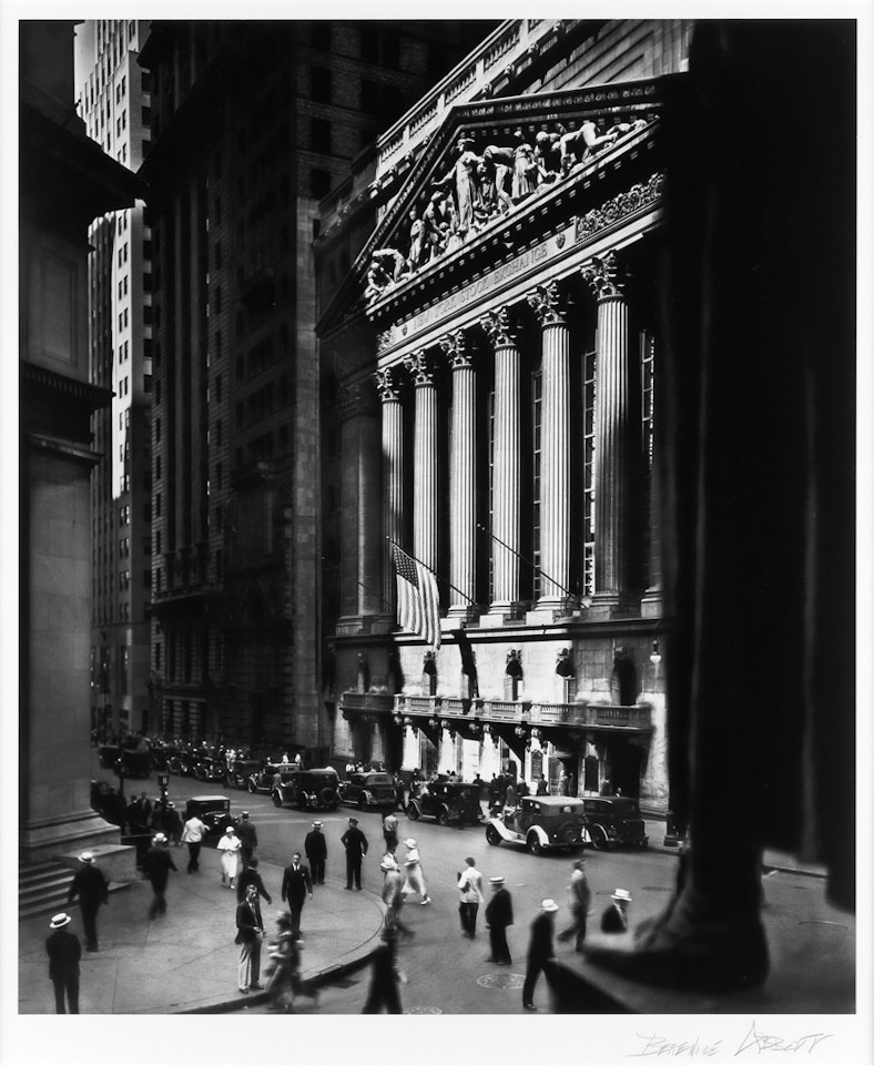 New York Stock Exchange by Berenice Abbott