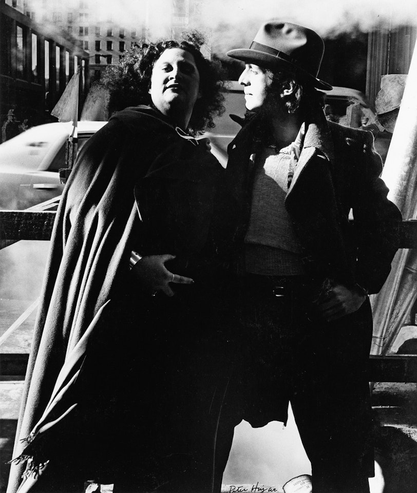 Warhol Superstar Pat Ast With Artist Ed Baynard by Peter Hujar