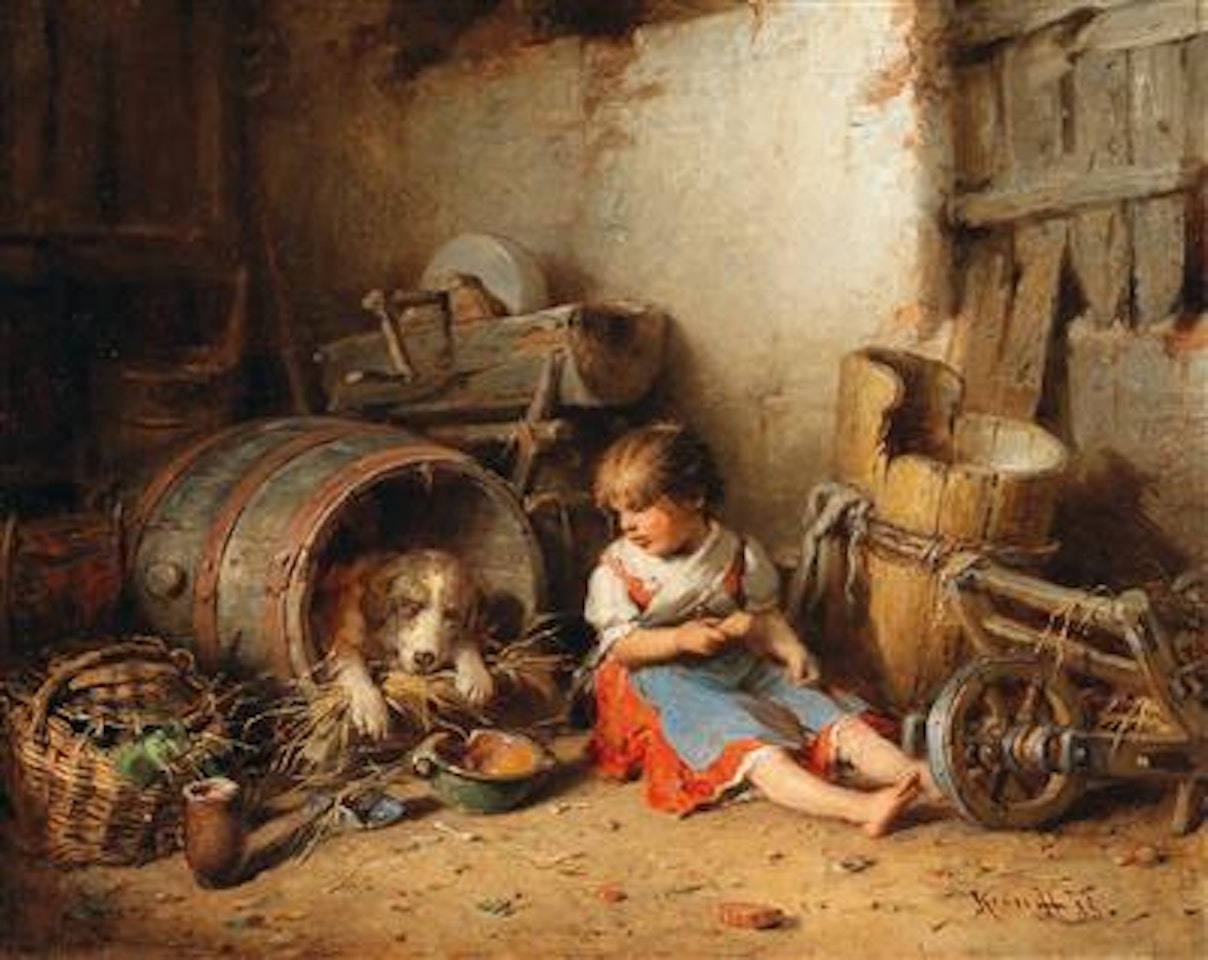 Playfellows by Hermann Kern