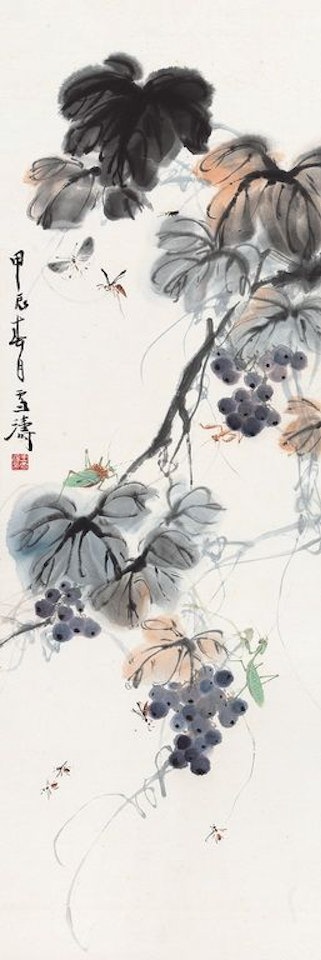 Flora And Insect by Wang Xuetao