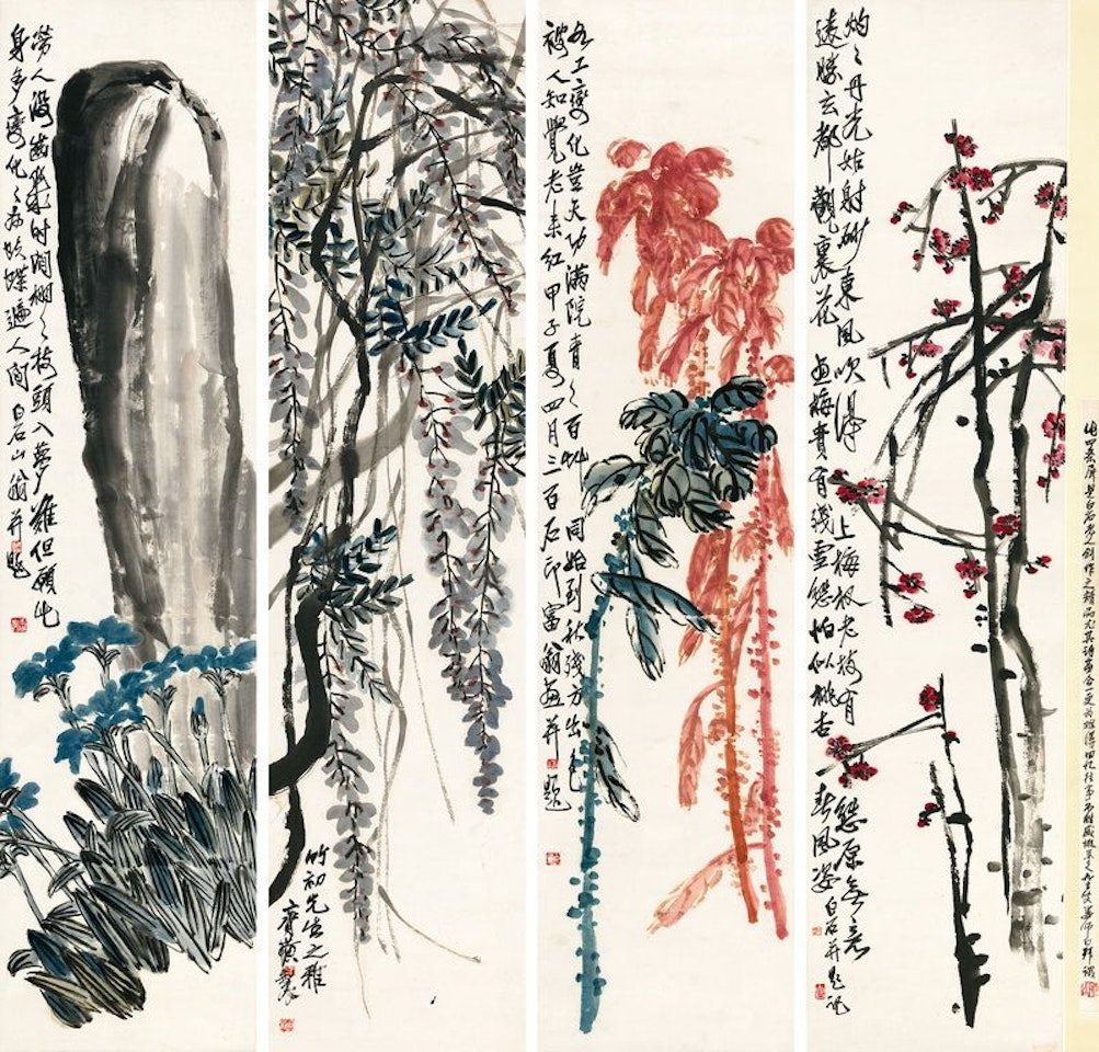 Flora by Qi Baishi
