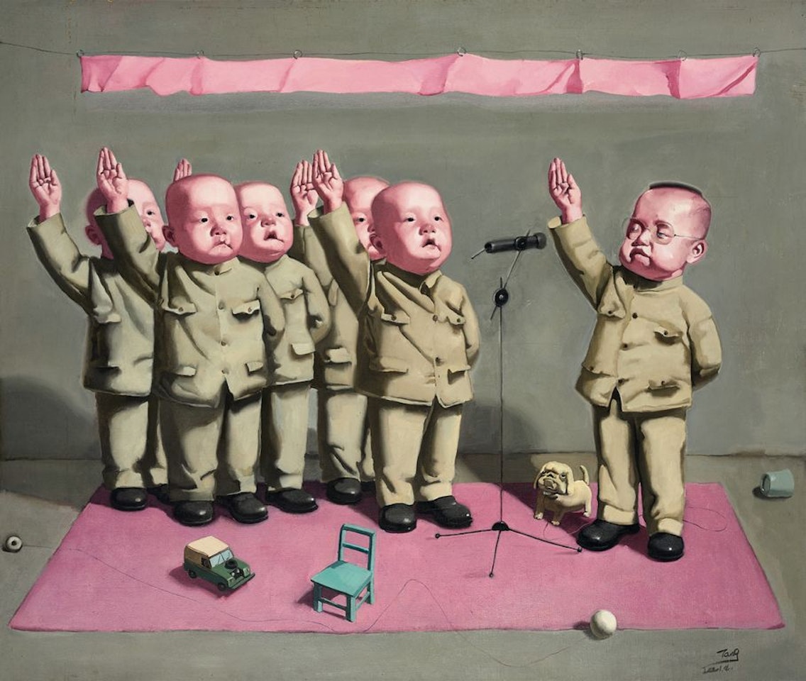 Children In Meeting No.4 by Tang Zhigang
