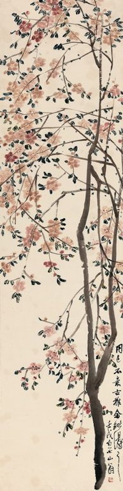 Peach Blossoms by Qi Baishi
