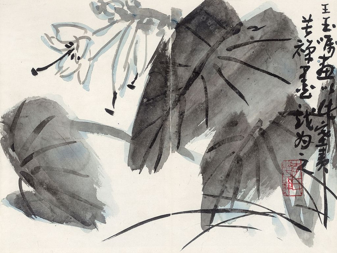 Flower by Li Kuchan