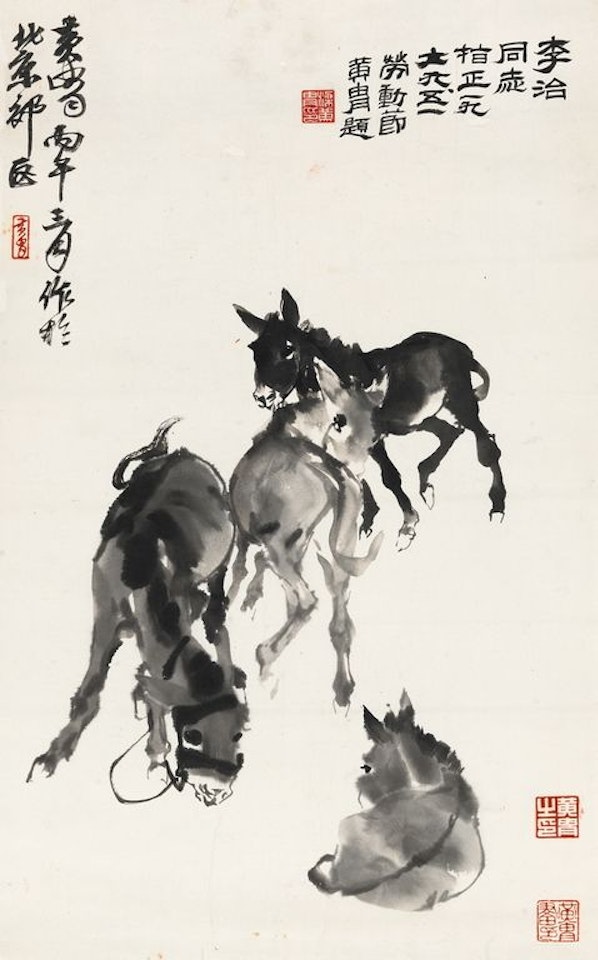 Donkeys by Huang Zhou