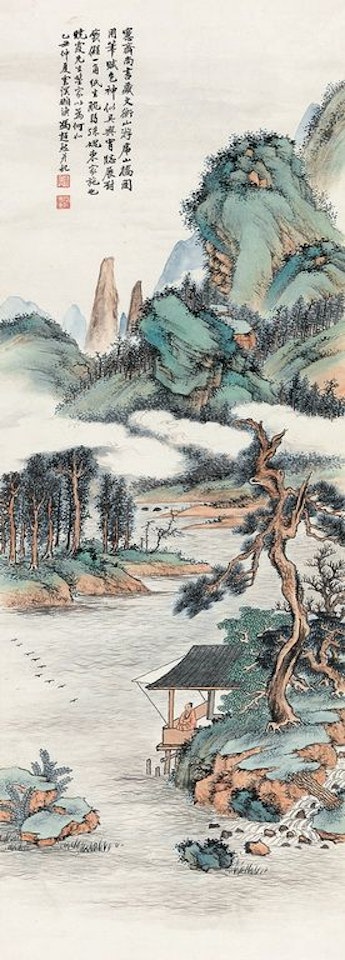 Boating In Spring by Feng Chaoran