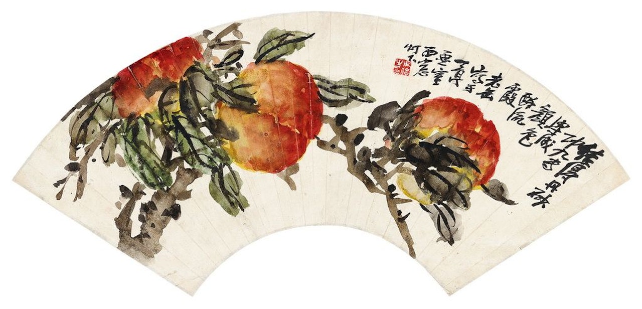 Peach by Wu Changshuo