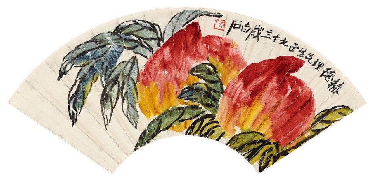 Peaches by Qi Baishi
