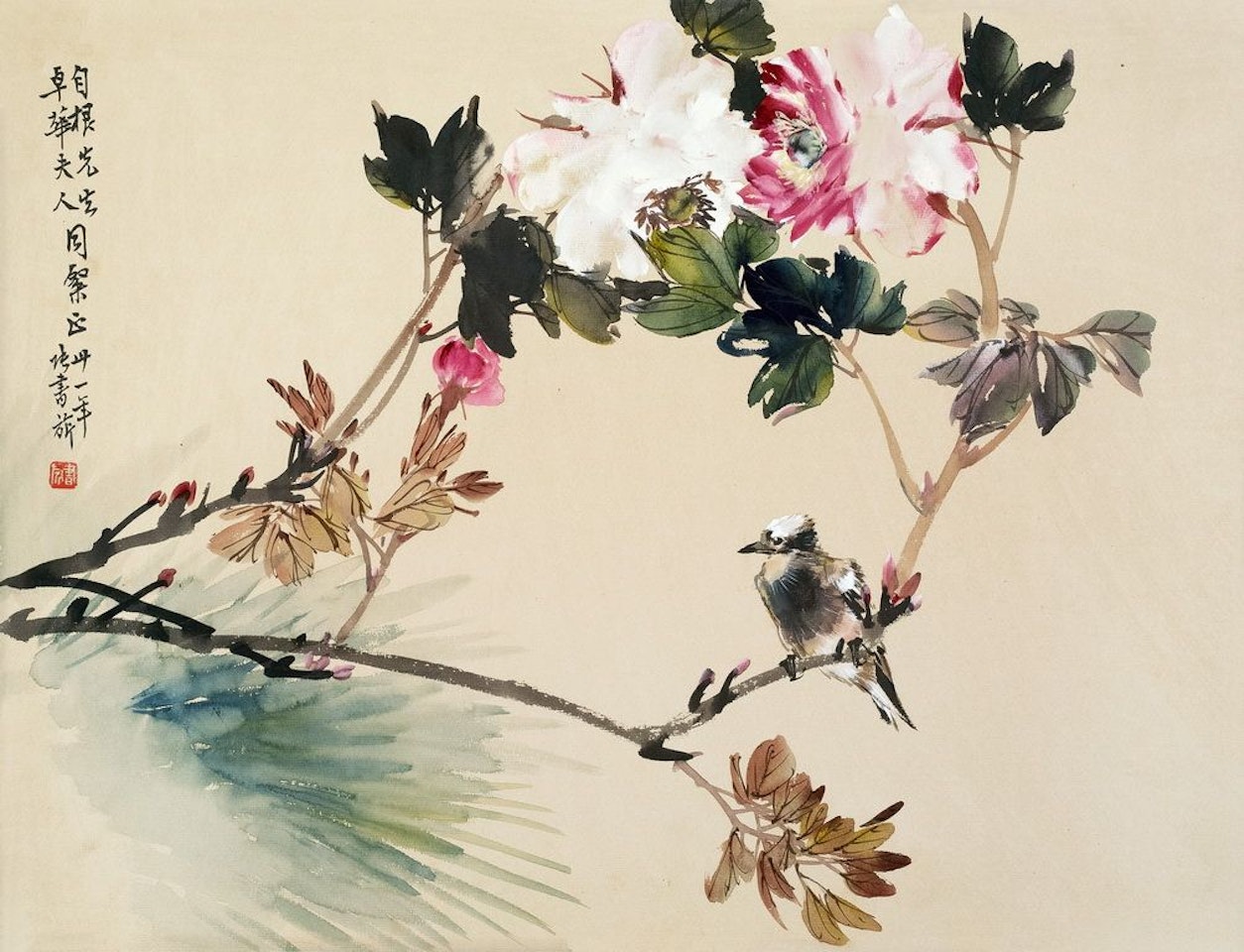 Flower And Bird by Zhang Shuqi