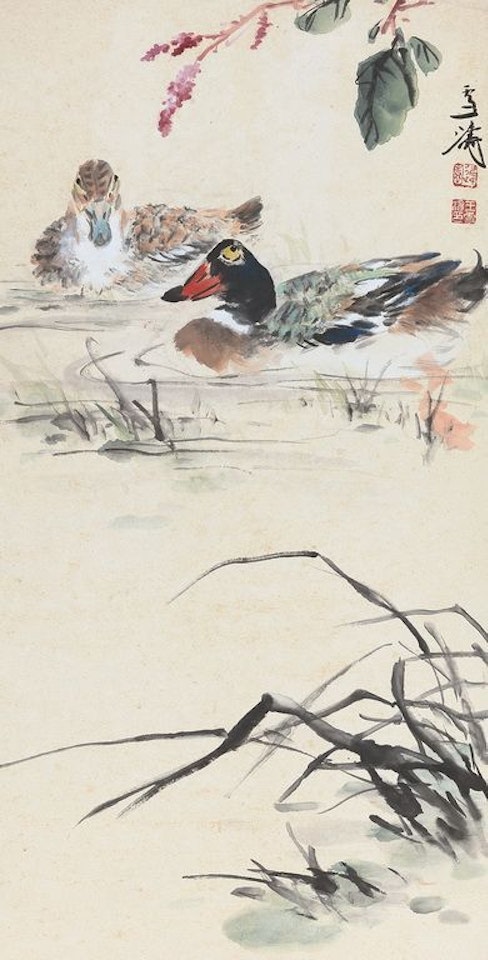 Flower And Bird by Wang Xuetao
