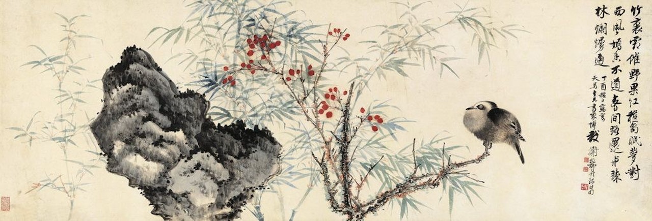 Flower And Bird by Xie Zhiliu