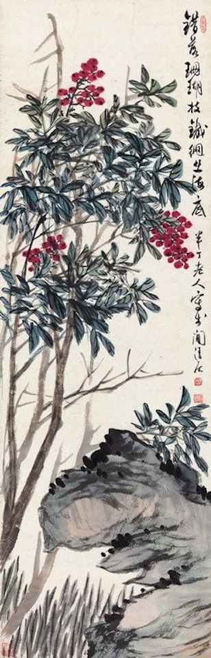 Rock And Flora by Chen Banding